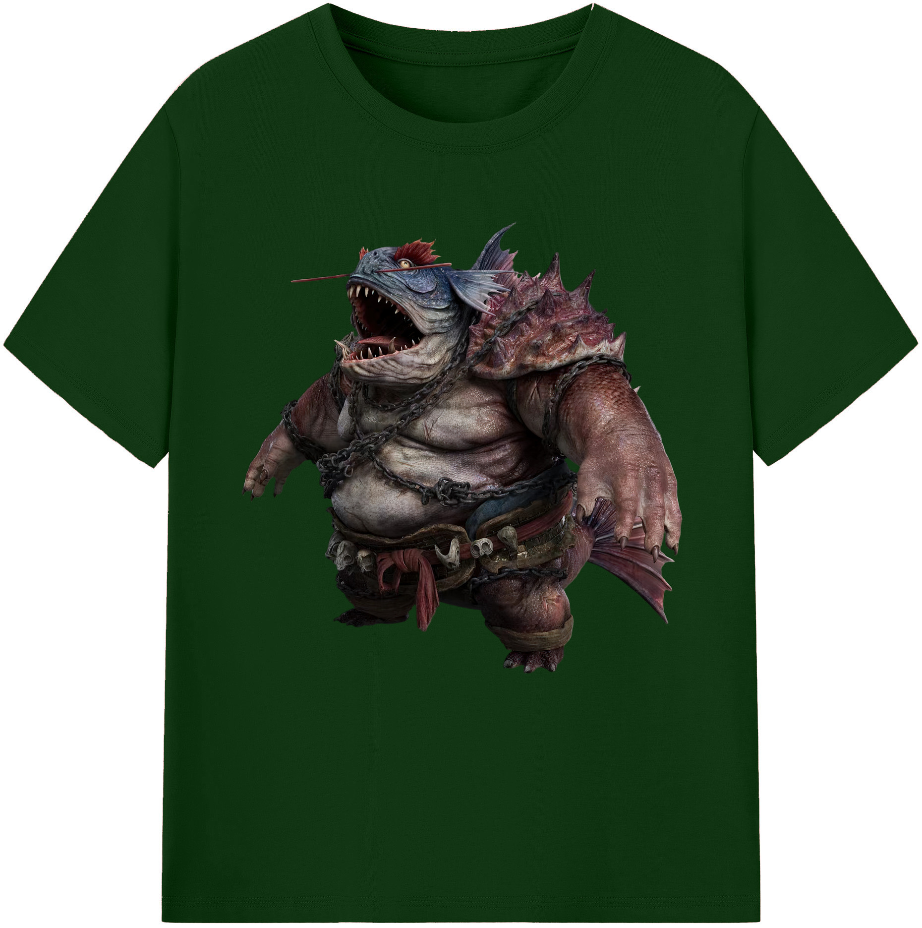 （画像用） Ne Zha 2 ナタ 魔童の大暴れ 綿100％半袖Tシャツ（フロントプリント）